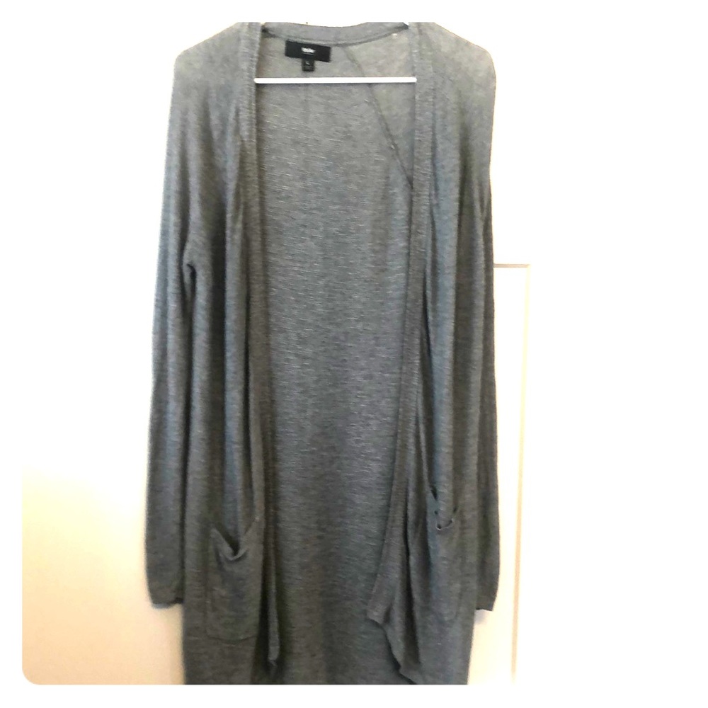 Grey cardigan